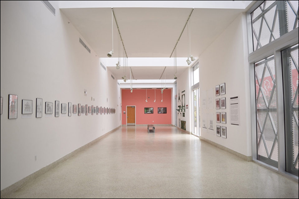 View of the exhibition space at the Little Haiti Cultural Center. Photo: Claudia & Gustavo Garcia.